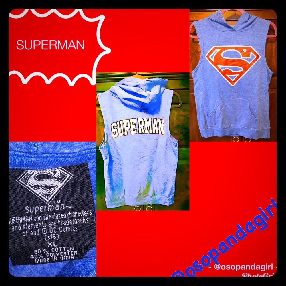 Superman Sleeveless sweatshirt